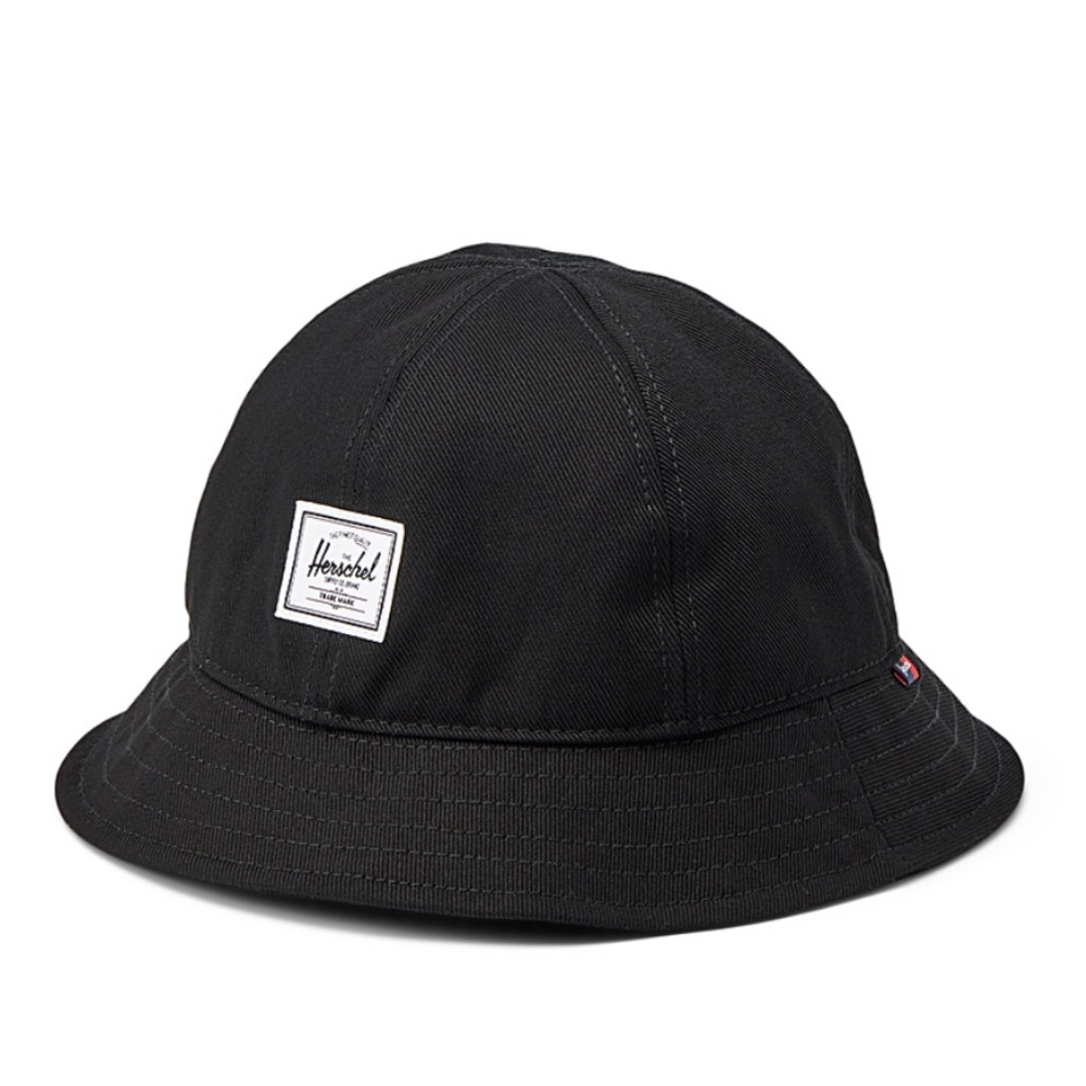 Herschel black unisex 100% cotton Handerson bucket hat NWT